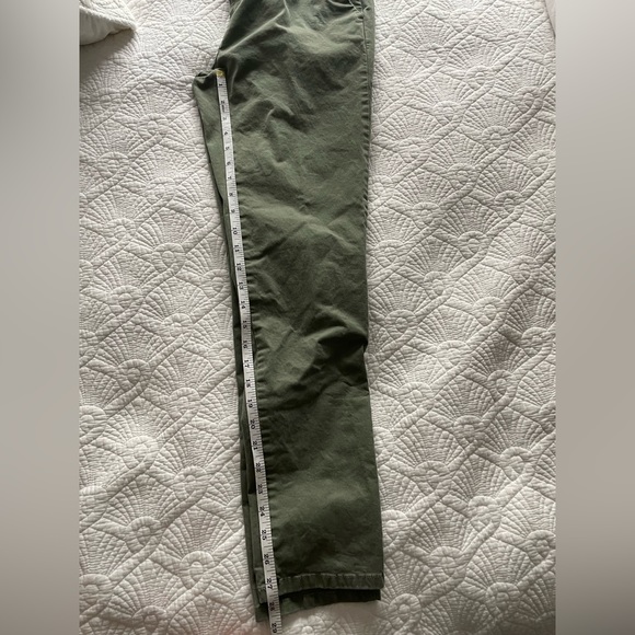 Tommy Hilfiger Womens Green Khaki Straight Leg Pants Size 4 - Picture 5 of 7